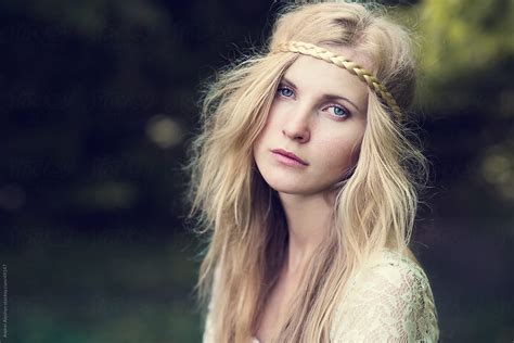 Portrait Of A Beautiful Blonde By Stocksy Contributor Andrei Aleshyn Stocksy
