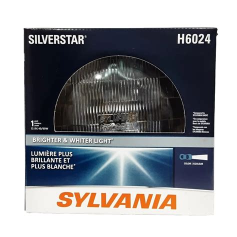 Sylvania H6024 Silverstar 7round High Performance Halogen Sealed Beam