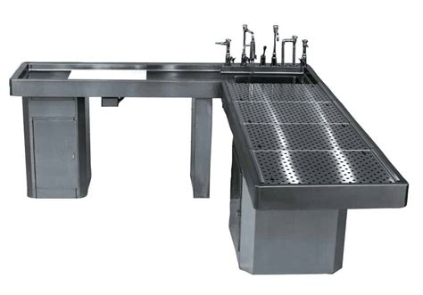 Autopsy Table Elevating With Integral Left Hand Wing Ce750