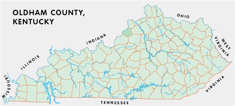 Oldham County Kentucky Kentucky Atlas And Gazetteer