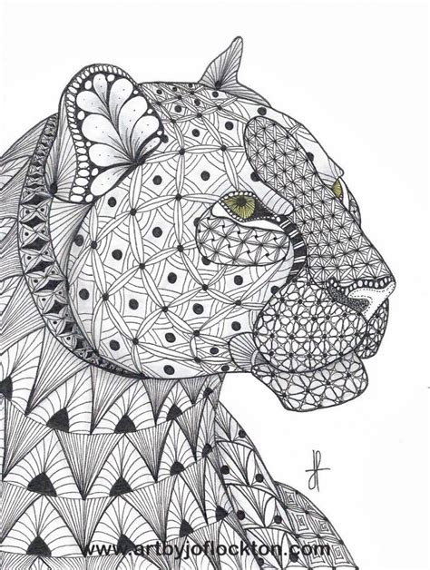When children color, they strengthen the small muscles in their hands that help them learn to write. Tangled Leopard | Animal coloring pages, Coloring pages ...
