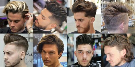 The hair is divided in the middle for equal volume on both sides. Medium Length Hairstyles For Men 2017 | Men's Haircuts ...