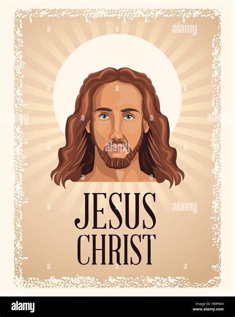 Portrait Jesus Christ Religious Stock Vector Image And Art Alamy