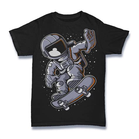 Astronaut Cartoon Tshirt Designs Bundle T Shirt Bundles
