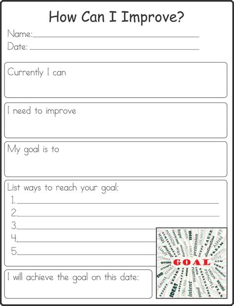 The song has several activities, mostly aimed at translating, usage. Self Improvement Worksheet - Your Therapy Source