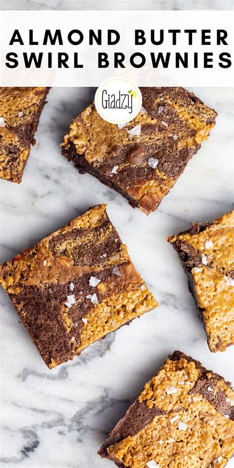 These simple, quick and easy to make, melt in mouth eggless almond cookies (badam biscuits) are made from powdered almond, whole wheat. Giada De Laurentiis' Almond Butter Swirl Brownies - Giadzy | Recipe in 2020 | Dessert recipes ...