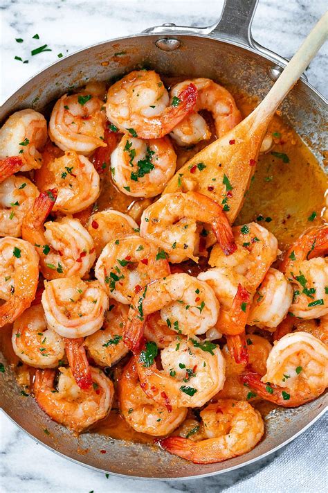 Add all ingredients except shrimp into a food processor and process into a paste. Garlic Butter Shrimp in 10 Minutes | Buttered shrimp ...