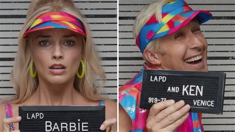 Barbie And Ken Get Arrested As Plot Is Revealed In New Trailer For Margot Robbie Ryan Gosling