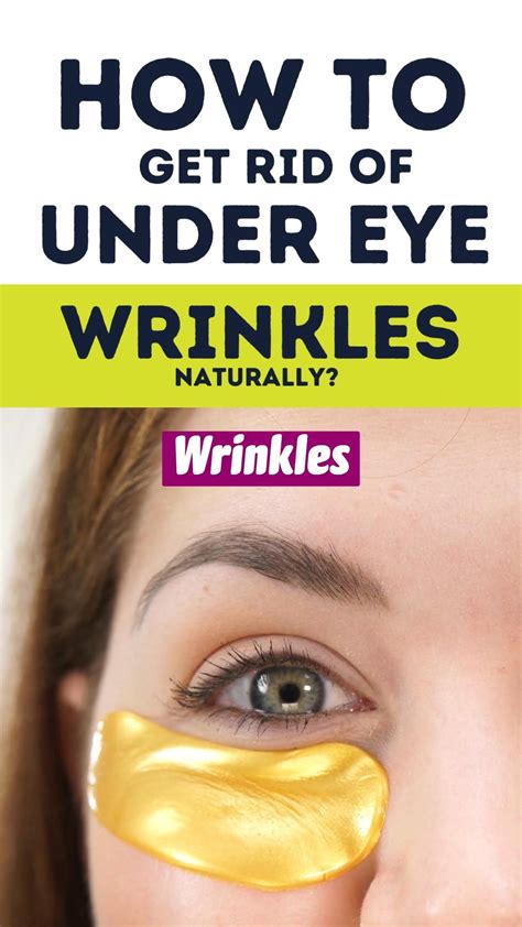 How To Get Rid Of Under Eye Wrinkles Naturally Artofit