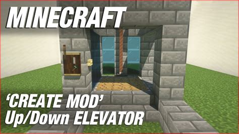 Maybe you would like to learn more about one of these? Create Mod Elevator | Minecraft Tutorial - YouTube
