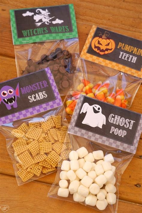 Free Printable Halloween Goodie Bags Halloween Treat Tags