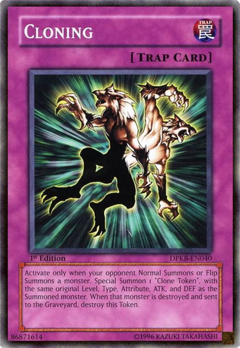 Nowadays, many cases of atm cloning are coming out through atm, due to which people make another card of your card. Cloning - Yu-Gi-Oh! - It's time to Duel!