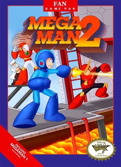 Mega Man 2 Remake Box “includes Mega Man 1 For No Reason” Lmao Mega