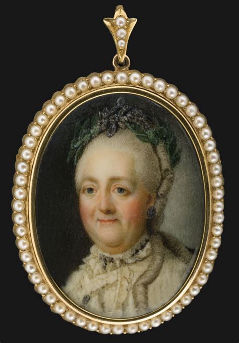 Search The Collection Tansey Miniature Portraits Catherine The Great Russian Empress