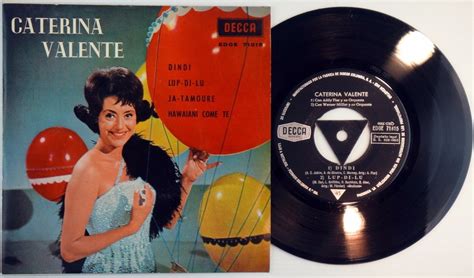 popsike.com - CATERINA VALENTE EP SPAIN 1963 MINT* DECCA 71815 ultra ...