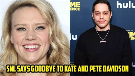 SNL Says Goodbye To Kate McKinnon And Pete Davidson YouTube