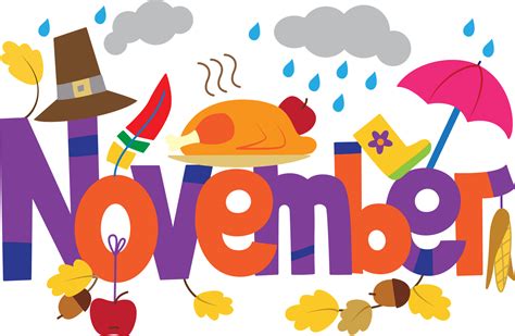 November Autumn Png Png All Png All