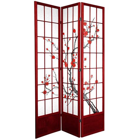 7 Ft Tall Cherry Blossom Shoji Screen Etsy