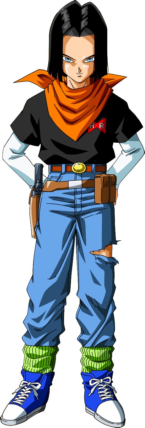 Download Android 17 Android 17 In Dragon Ball Z Png Image With No