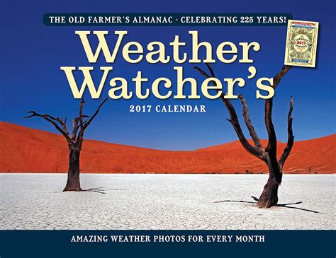 The 2017 Old Farmers Almanac Weather Watchers Calendar Old Farmers