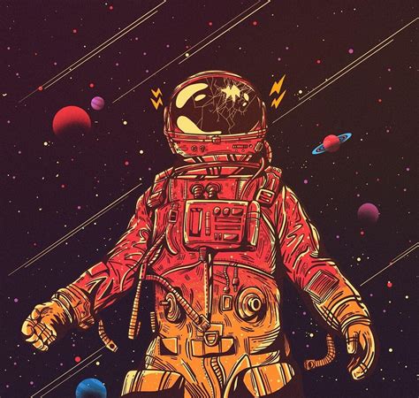 Trippy Astronaut In Space Wallpapers Top Free Trippy Astronaut In