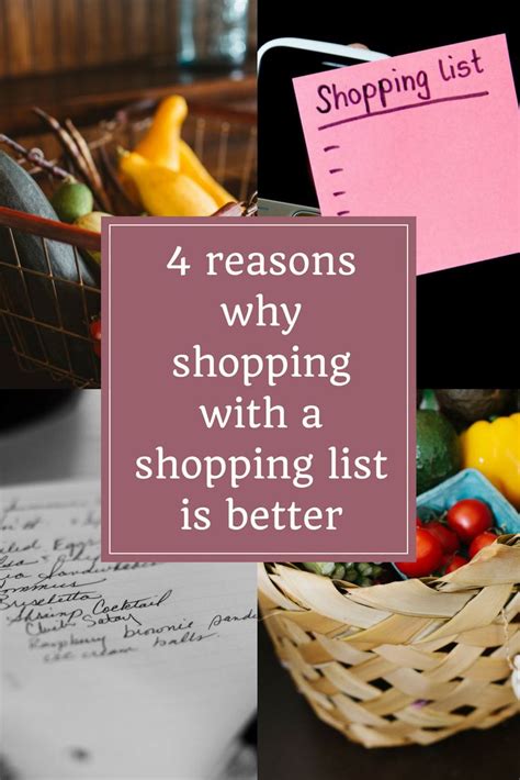 Shopping With A Shopping List Is Better 4 Reasons Why All She
