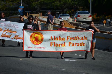 Aloha Festivals Floral Parade On September From Am