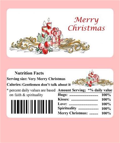 180 mini candy bar labels or printable adhesive wrappers, 2.5 x 1.56 inches, white. candy wrapper templates images | Free Printable Christmas ...