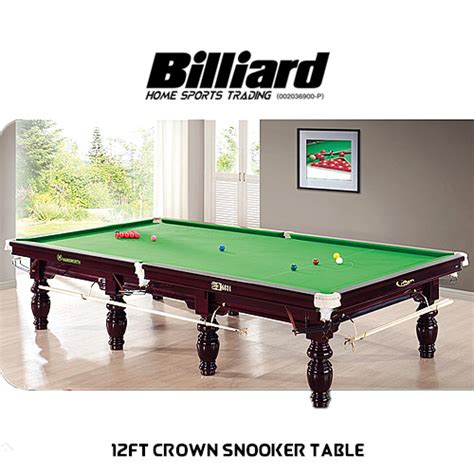 12ft Crown Snooker Table Billiard