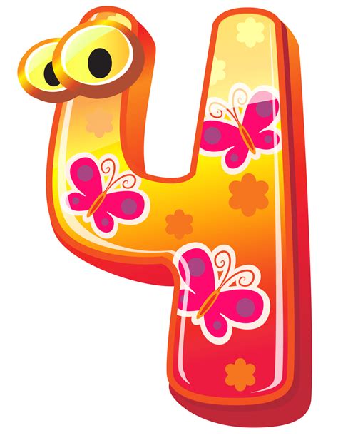 Cute Numbers Clipart Clip Art Library