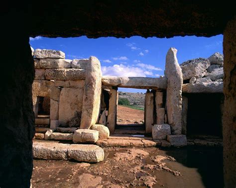 Hagar Qim And Mnajdra Temples Archaeological Park In Malta