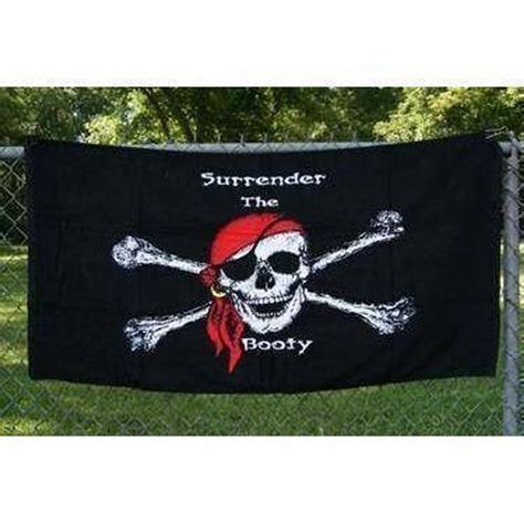 Buy Pirate Flags Buy Surrender The Booty Flag Jolly Roger Flag