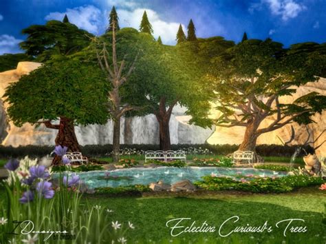 Sims 4 Designs Eclectica Curiousb Trees Sims 4 Downloads