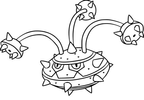 Coloriage gratuit du pokemon légendaire necrozma de la septième génération à imprimer et à colorier. Coloriage Noacier Pokemon à imprimer