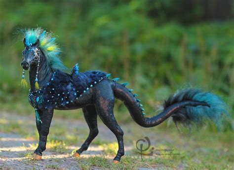 They range from monstrous creatures and chimera, hybrids like the minotaur of ancient greece. Dragon horse by olllga81 | Cute fantasy creatures ...