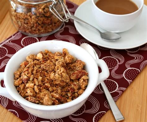 This granola recipe is tried and tested, i bring with me all my camping trips. Peanut Butter Flax Granola 3