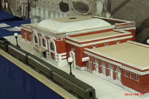 Model Of Up North Platte Depot Located At The Lincoln County Histoical
