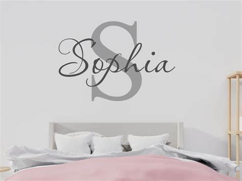 First names that go with sophia. Wandtattoo Sophia als Namensschild, Monogramm oder ...