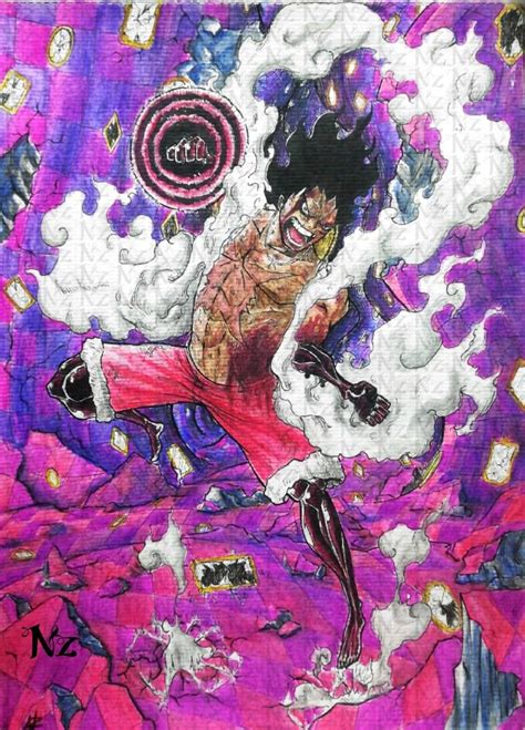 This technique involves luffy speeding up the blood flow in all or selected body parts, in order to provide them with more oxygen and nutrients. Luffy Gear 4 Snakeman | Art Showcase | Anime Amino
