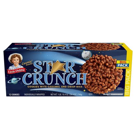 3x Little Debbie Star Crunch 22oz 12pk