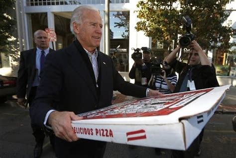 Joe Biden Delivers Pizzas