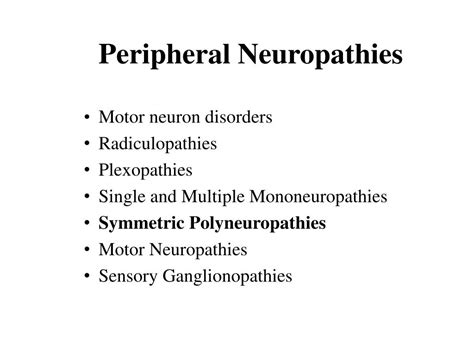 Ppt Peripheral Neuropathies In Older Adults Powerpoint Presentation