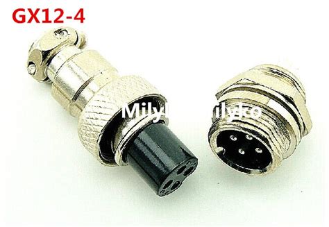 Free Shipping 10pair Male And Female Diameter 12mm Wire Panel Connector