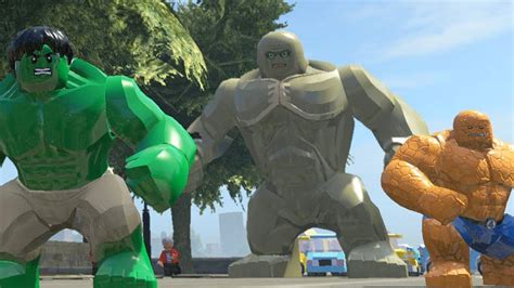 Hulk Transformation Vs Thing Vs Big Abomination Lego Marvel Super My