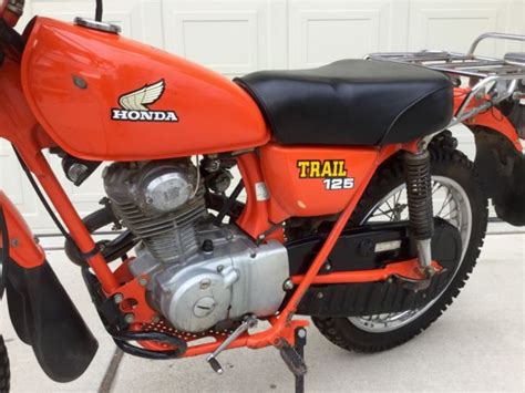 Original 1977 Honda Trail 125 Dual Sport Enduro Motorcycle Xl Ct Runs