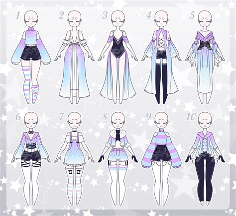 Outfit Adoptable Batch 90 Closed By Minty Mango On Deviantart