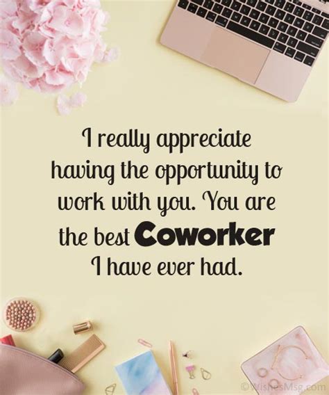 Thank You Messages For Colleagues Appreciation Quotes Images