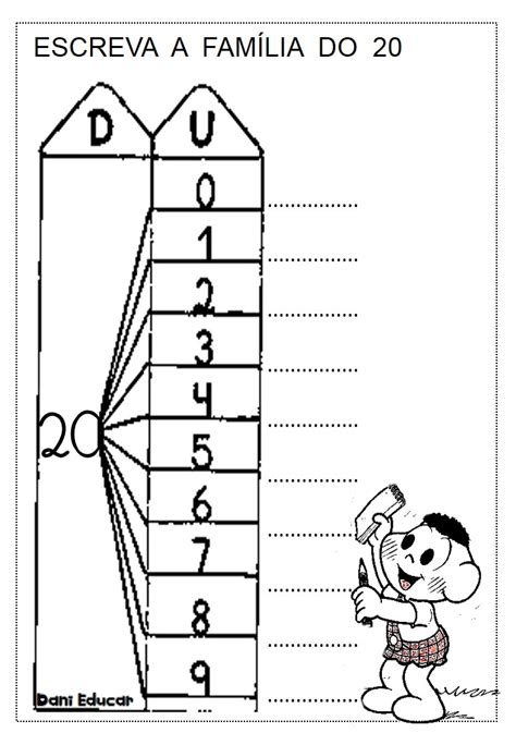 Fichas Das Familias Numericas Das Dezenas 2 — SÓ Escola