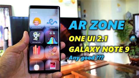 We have got the one ui 2.1 update on samsung galaxy note 9, along with that comes the improved all new ar zone which is surprisingly good and you can spend. AR ZONE - ONE UI 2.1 Update for Samsung Galaxy Note 9 ...