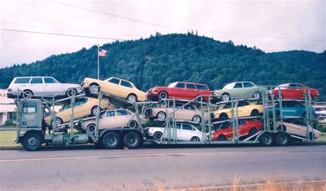 Vintage Car Carrier You Cant Fit 13 Of Todays Cars And How About